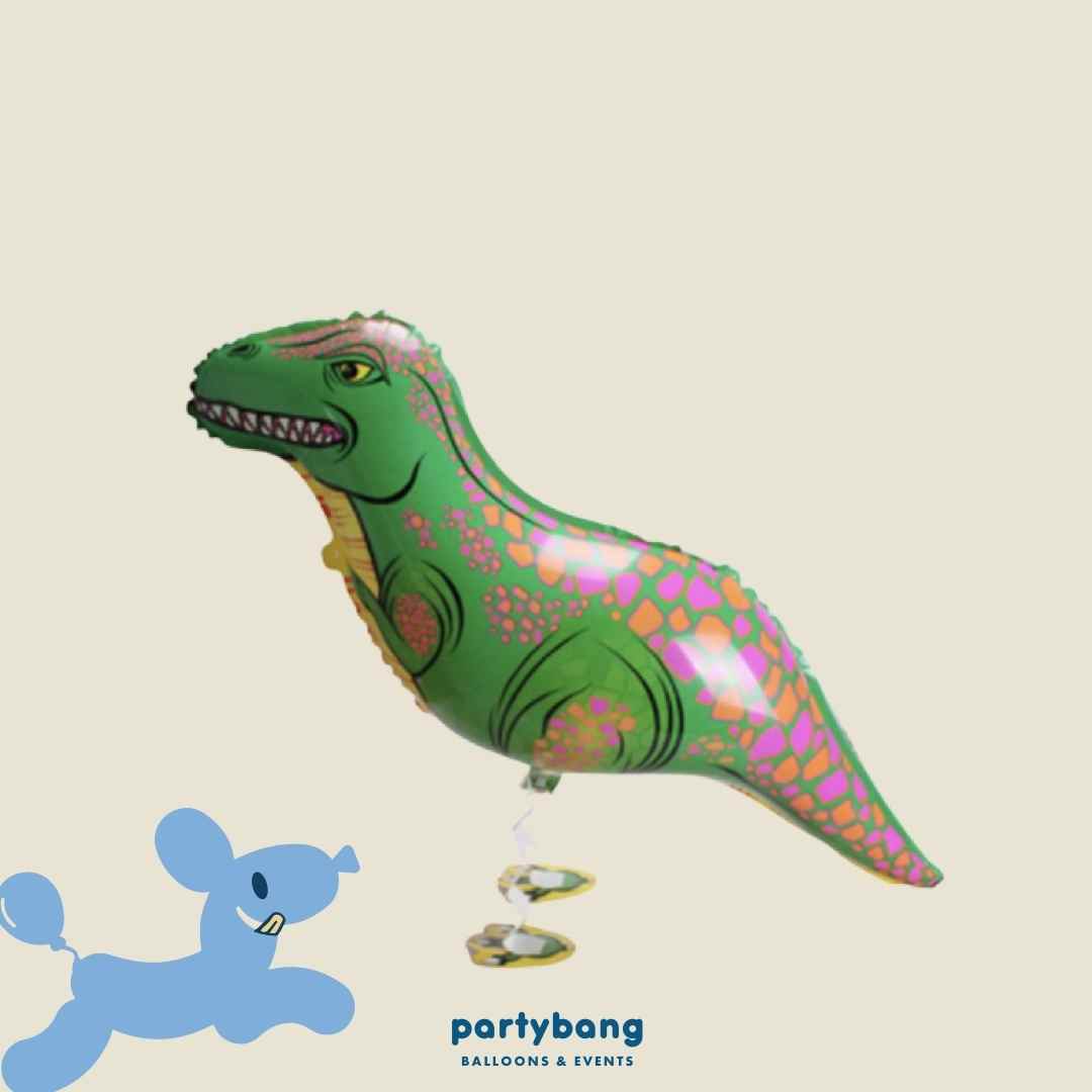 [Helium Inflated] Dinosaur Walking Pet Animals Foil Balloon Kids Toy Balloon Children Gift