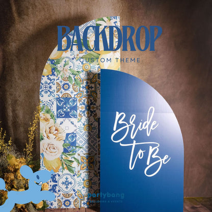 Rectangle Oval Triangle Arch Shape & Print Backdrop