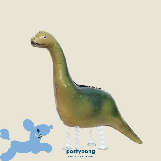 [Helium Inflated] Dinosaur Walking Pet Animals Foil Balloon Kids Toy Balloon Children Gift