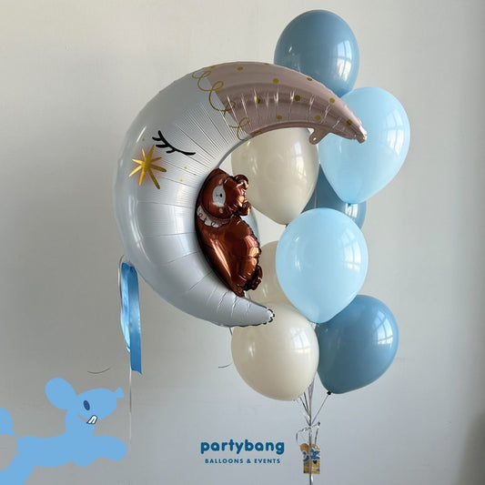 [Helium Inflated] Baby Shower Full Month 100 Days (9pcs)