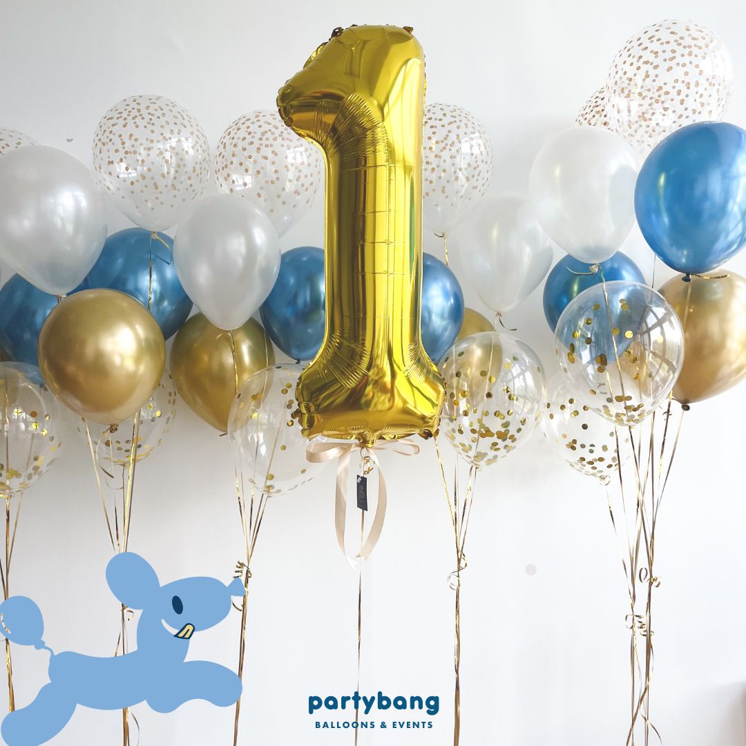 [Helium Inflated] 40" Number Jumbo Birthday Balloons (25pcs)