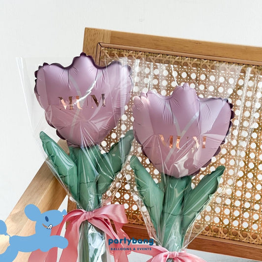 Tulip Foil Balloon Bouquet Gift (1pc)