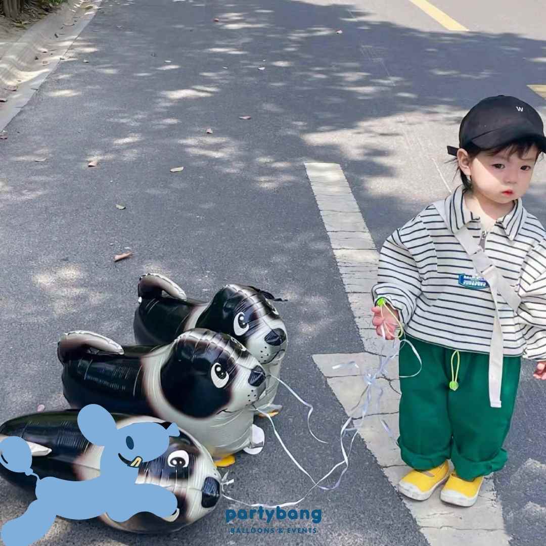 [Helium Inflated] Ladybug Walking Pet Animals Foil Balloon Kids Toy Balloon Children Gift