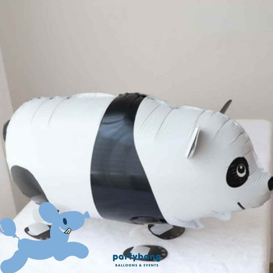 [Helium Inflated] Panda Walking Pet Animals Foil Balloon Kids Toy Balloon Children Gift