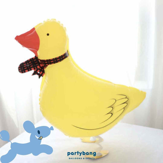 [Helium Inflated] Duck Walking Pet Animals Foil Balloon Kids Toy Balloon Children Gift