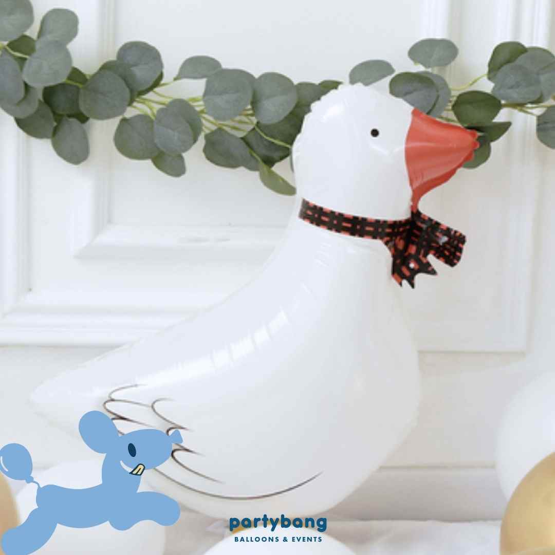 [Helium Inflated] Goose Walking Pet Animals Foil Balloon Kids Toy Balloon Children Gift
