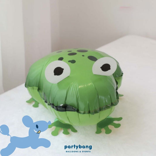 [Helium Inflated] Frog Walking Pet Animals Foil Balloon Kids Toy Balloon Children Gift