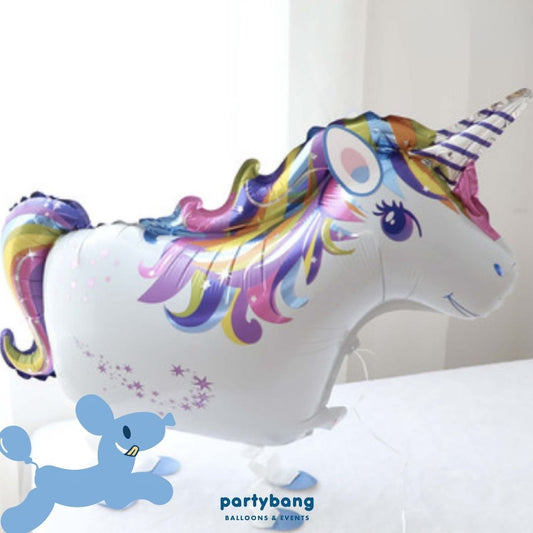 [Helium Inflated] Unicorn Walking Pet Animals Foil Balloon Kids Toy Balloon Children Gift