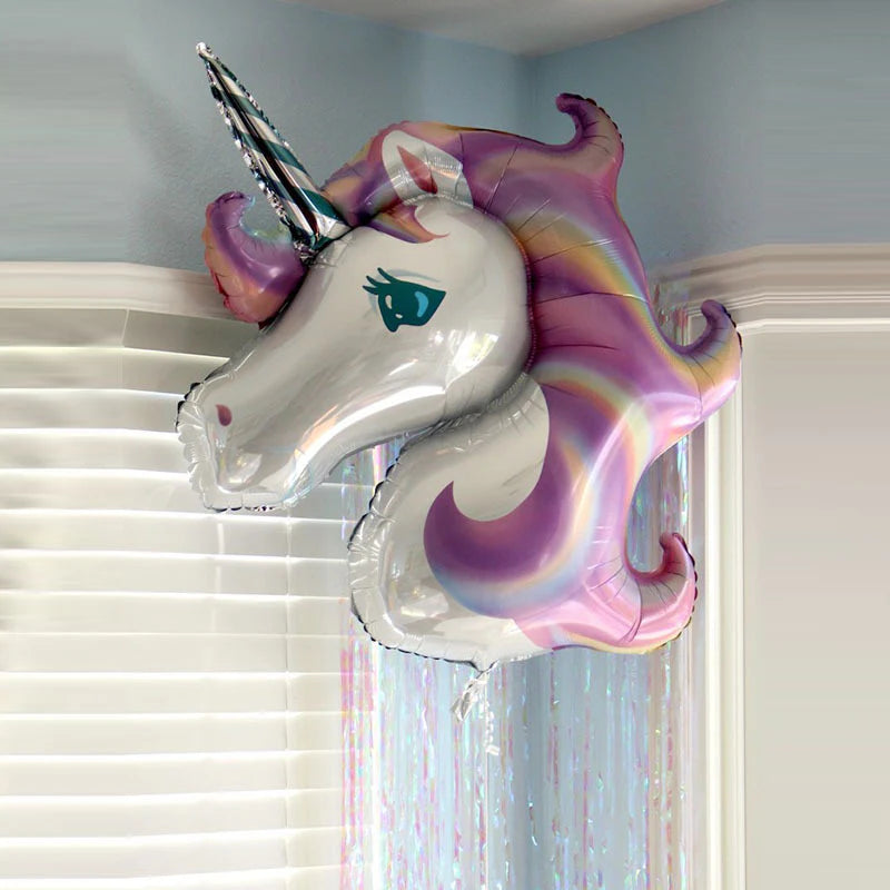 [Helium Inflated] 1pc Purple Unicorn Balloon