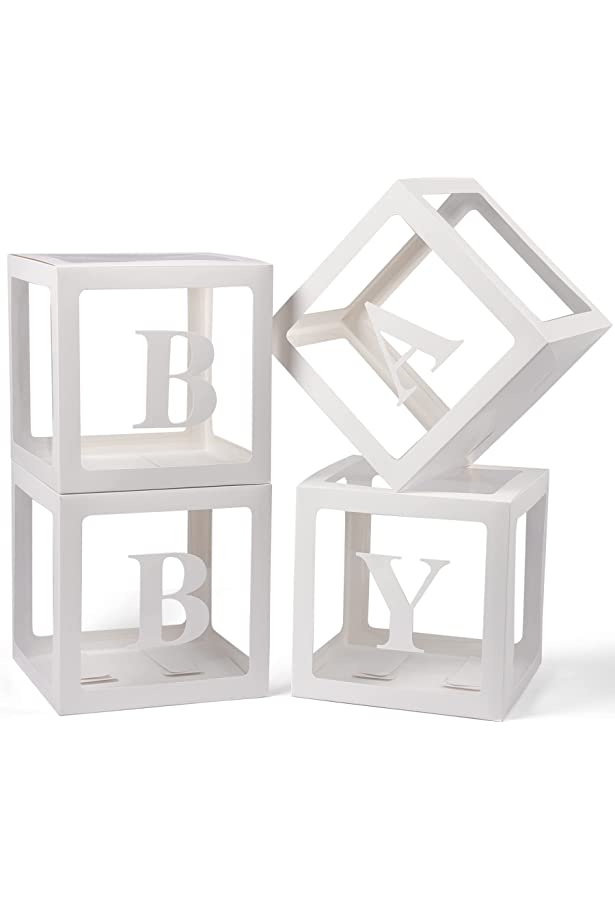 4pc Standard White Baby Box (DIY Set)