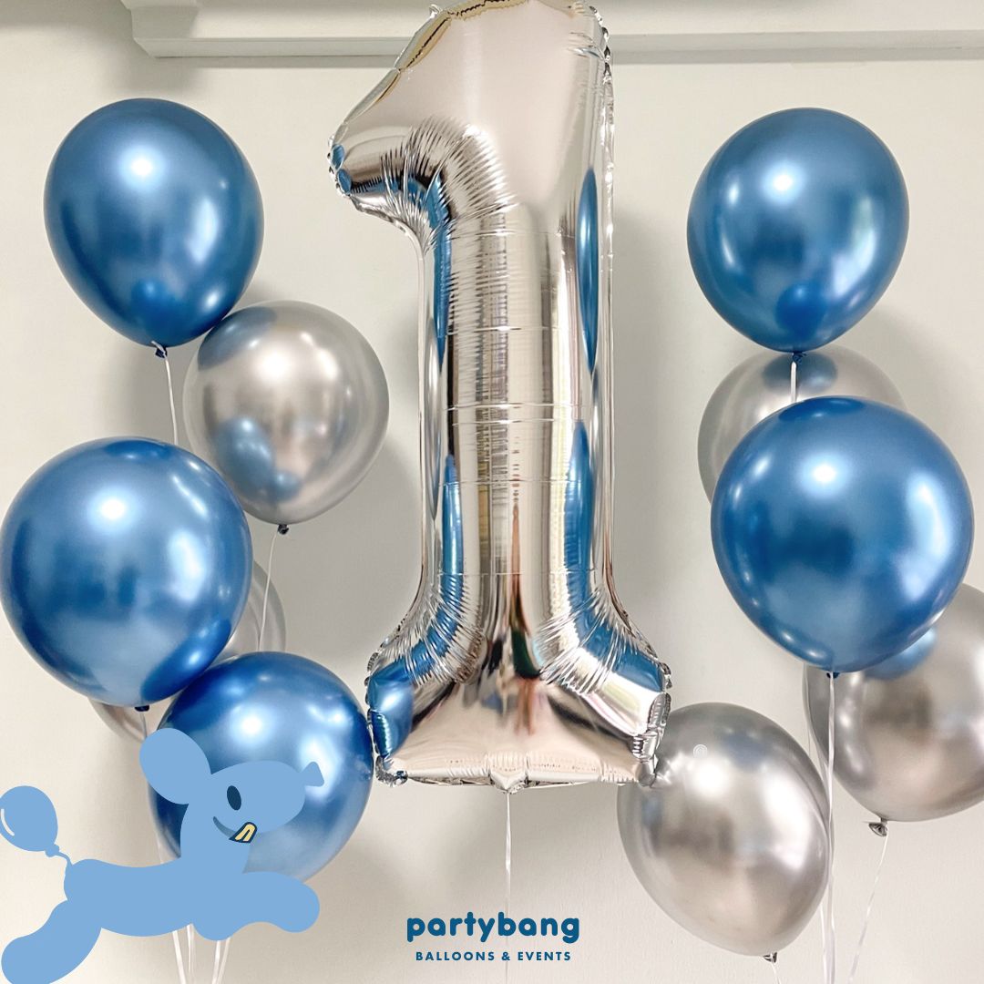 [Helium Inflated] 40" Number Jumbo Birthday Balloons (13pcs)