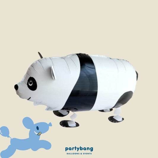 [Helium Inflated] Panda Walking Pet Animals Foil Balloon Kids Toy Balloon Children Gift