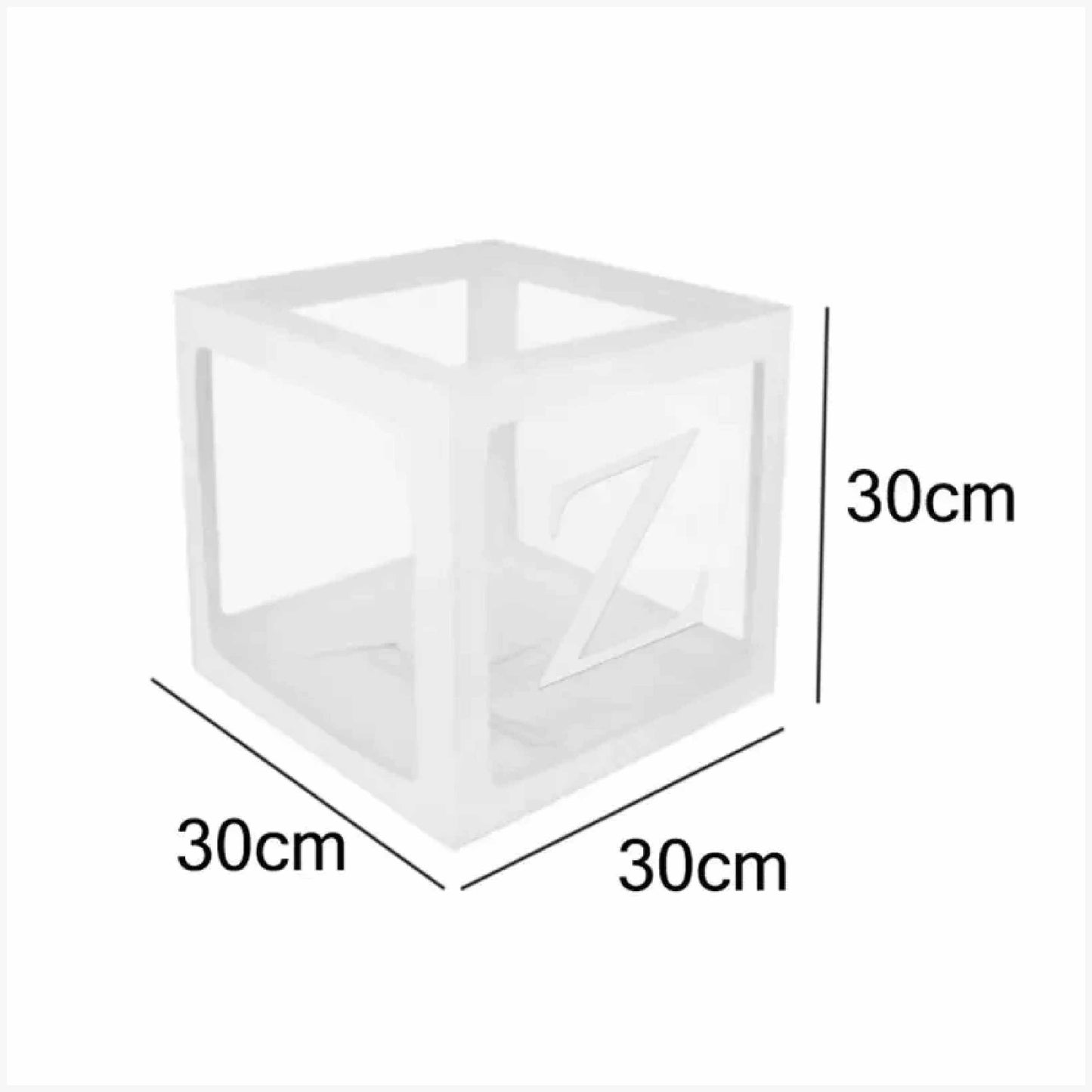 1pc Customised White Alphabet Box (DIY Set)