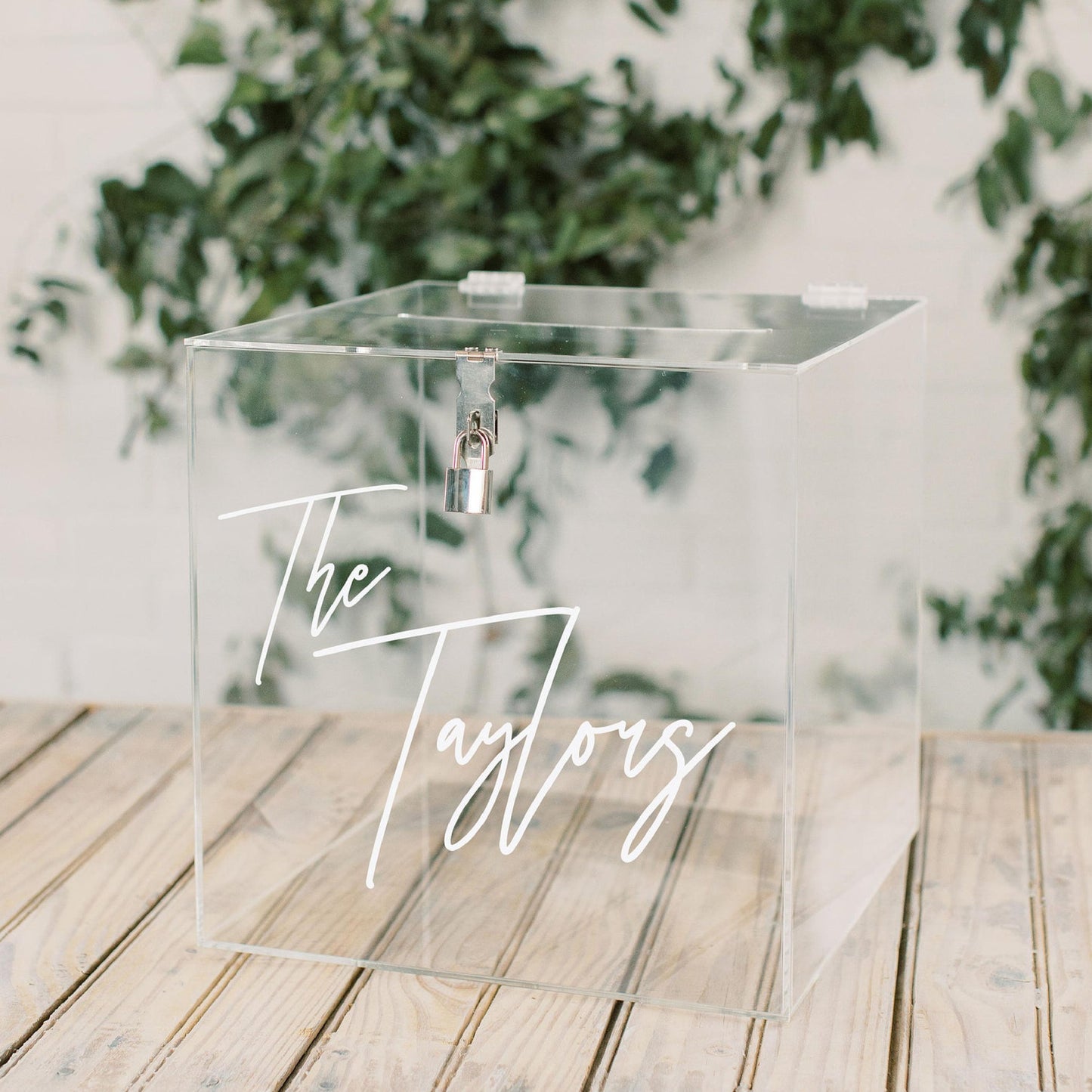 Wishing Money Acrylic Angpao Box (Transparent)