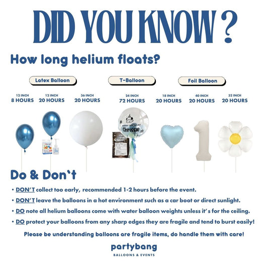 [Helium Inflated] 24inch Custom Bubble Balloon Bridal Shower Set D