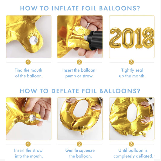 [Non - Helium] 12pc Twinkle Star Set Balloon