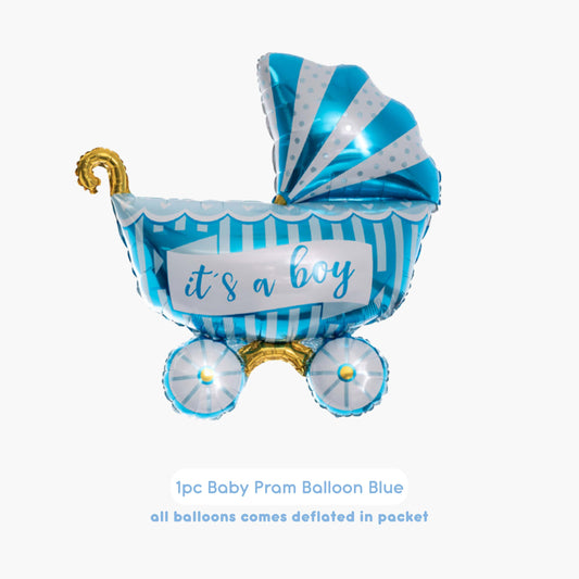[Non - Helium] 1pc Boy Pram Balloon