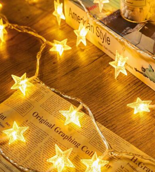 Clearance 2m Star Lights LED AA Battery Operated