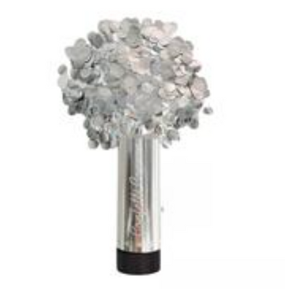 Clearance Confetti Cannon Popper [Silver]