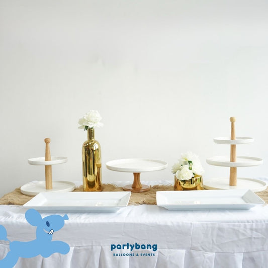 [FOR SALES] Classic Dessert Table with Dessert WaresSet C