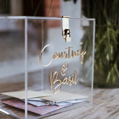 Wishing Money Acrylic Angpao Box (Transparent)