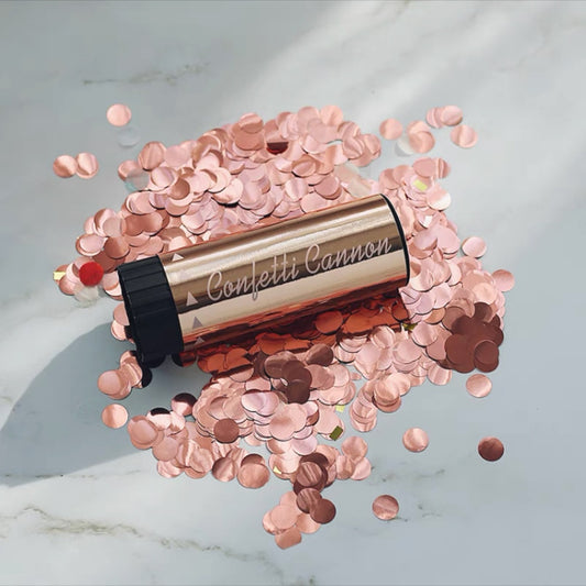Clearance Confetti Cannon Popper [Rose Gold]