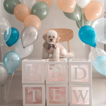 1pc Customised White Alphabet Box (DIY Set)