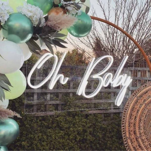 [FOR SALES] Neon Light Oh Baby Signage