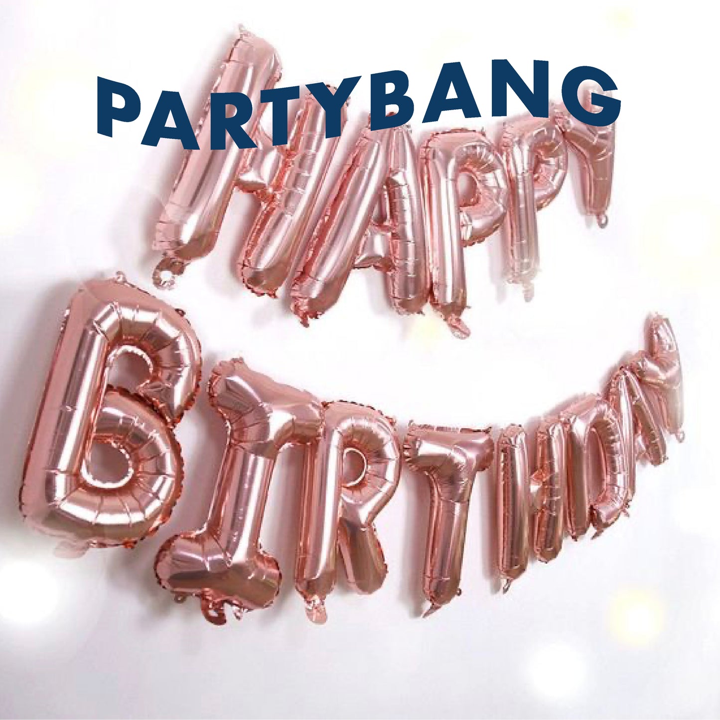 16inch Happy Birthday Foil Balloons (Rose Gold)