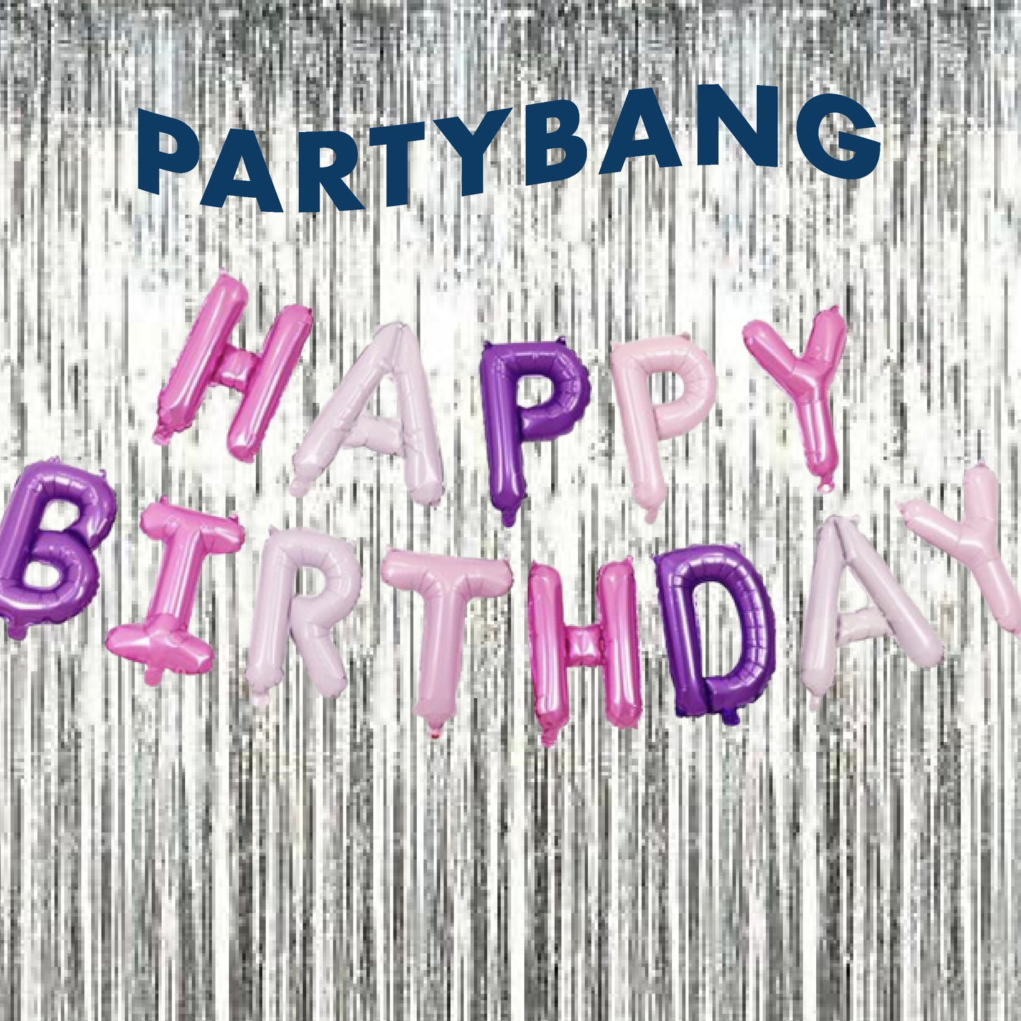 16inch Happy Birthday Foil Balloons (Mix Purple)